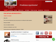 Tablet Screenshot of hotelalbaida.com